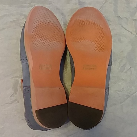 Johnston & Murphy Flex System Suede Oxfords - Picture 6 of 6